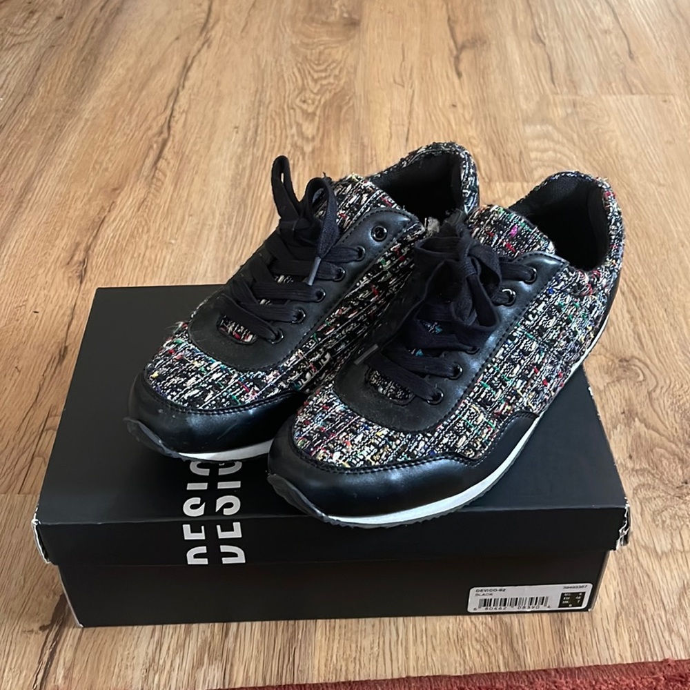 Design lab woven lightweight sneakers.